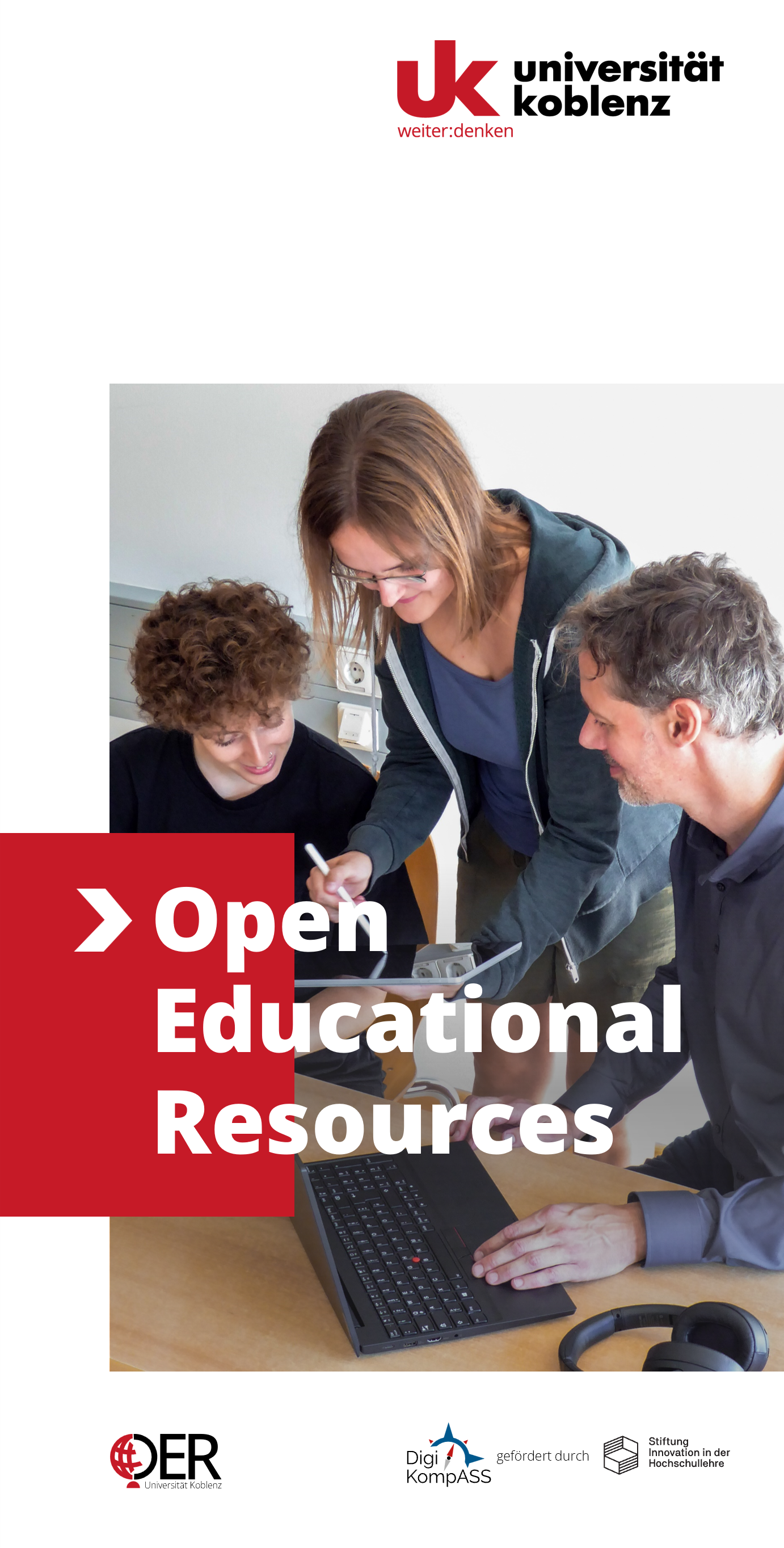 Titelbild Flyer Open Educational Resources