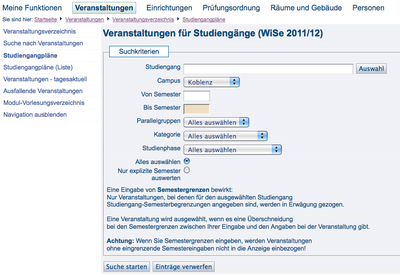 Lehrveranstaltungen Finden Universit T Koblenz