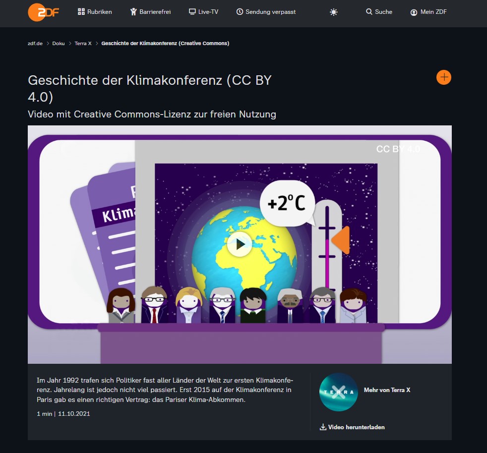 Thumbnail des Videos "Geschichte der Klimakonferenz"