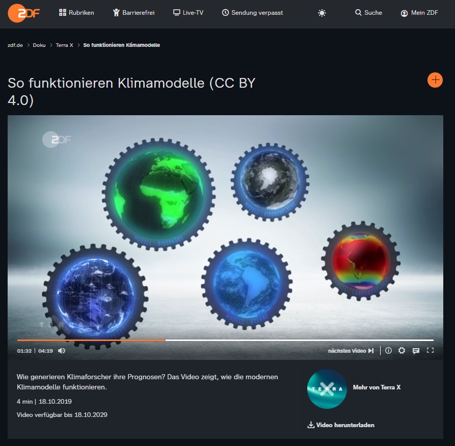 Thumbnail Video "So funktionieren Klimamodelle"